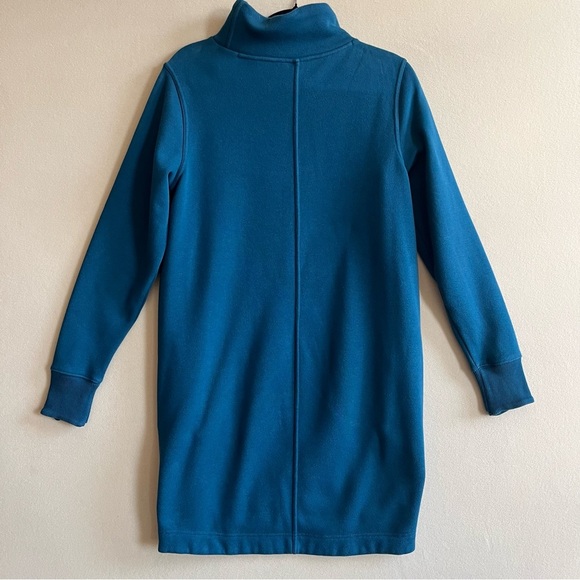 Athleta COZY KARMA MOCK NECK DRESS Teal size Small - Picture 11 of 16